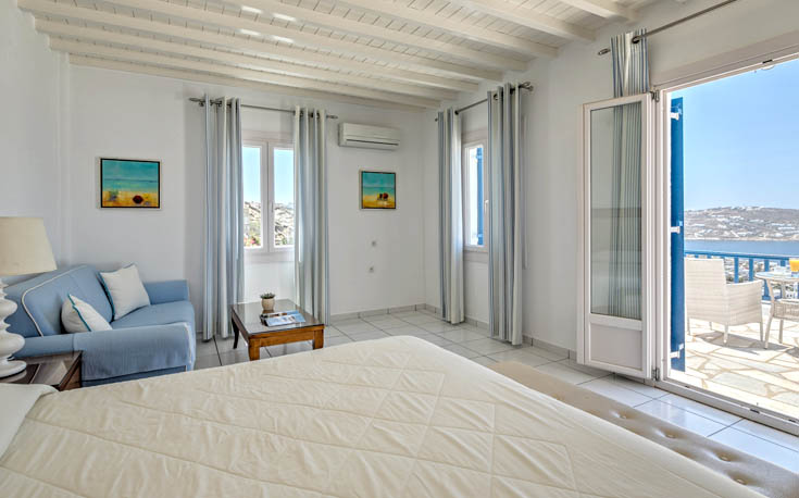 Double Sea View Room With An Extra Bed